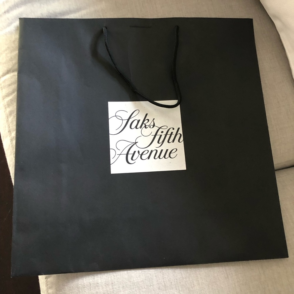 SAKS LARGE SHOPPING BAG